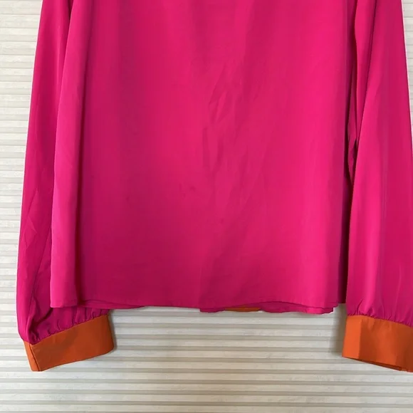 SHEIN pink and orange blouse size XL - Picture 7 of 8
